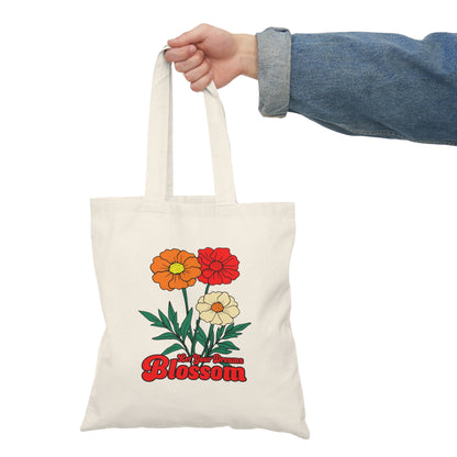 Dreams Blossom Natural Tote Bag