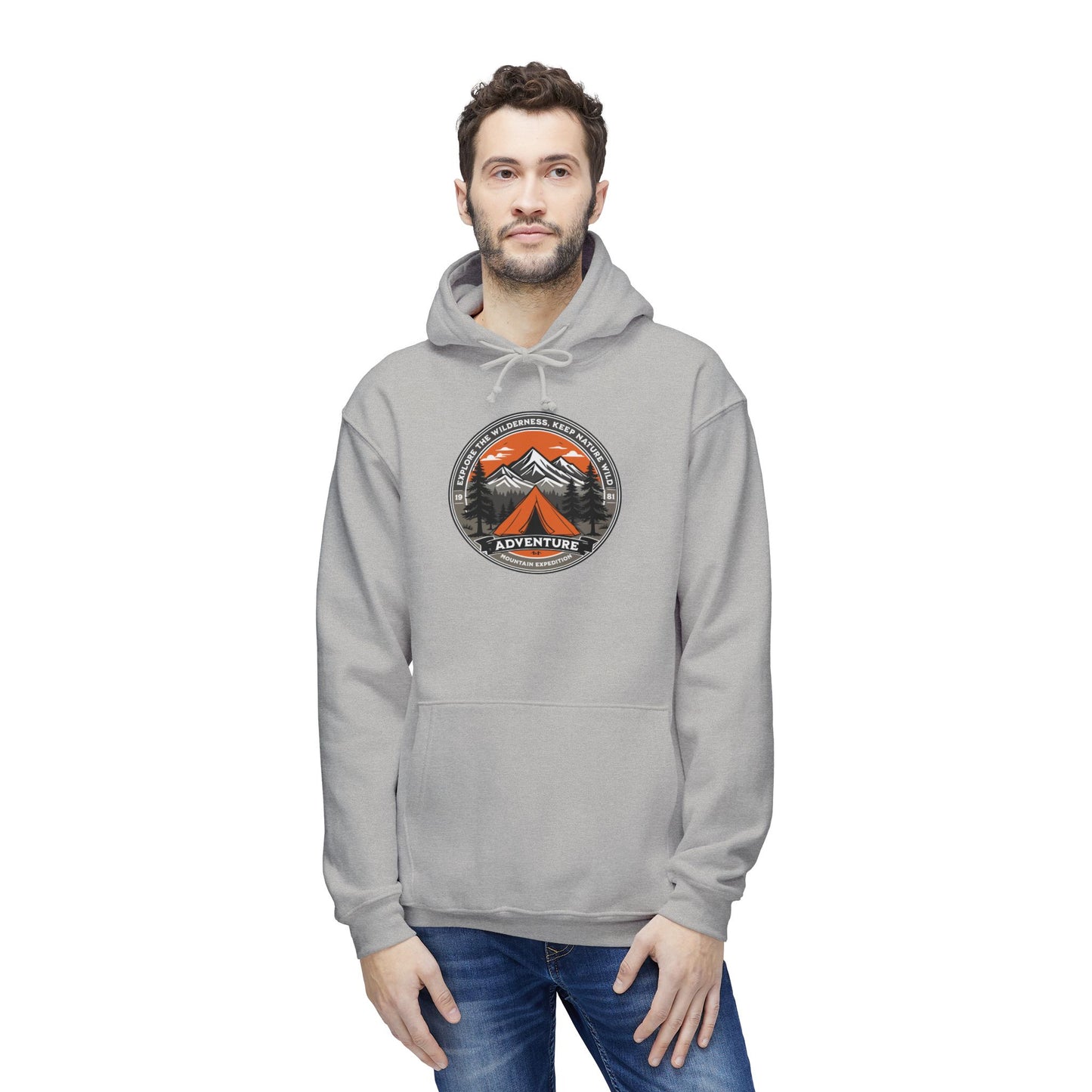 Adventure  Hooded Sweatshirt, Made in US