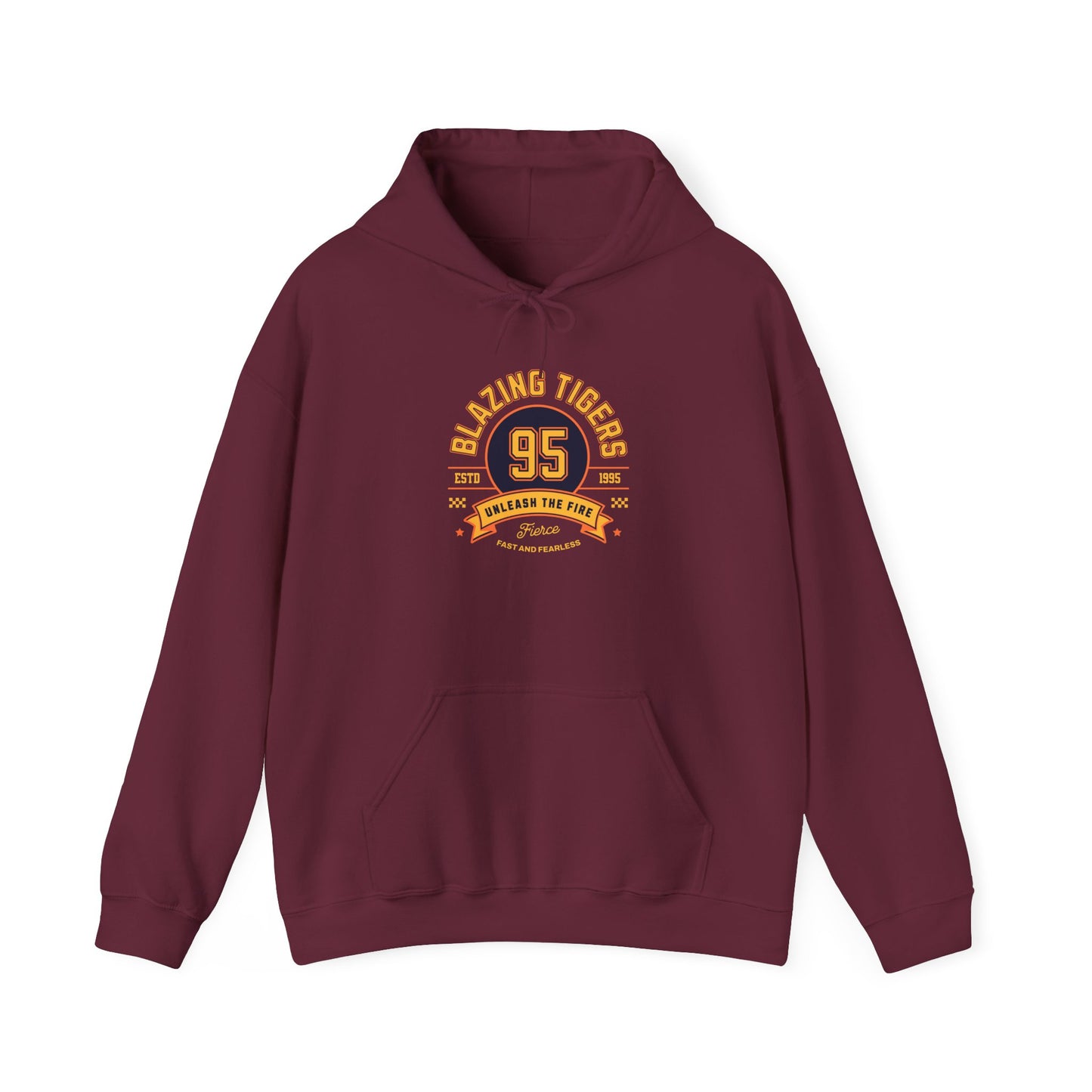 Blazing Tigers  Heavy Blend™ Hooded Sweatshirt