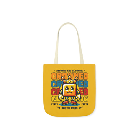 Crowned and Clowning Canvas Tote Bag