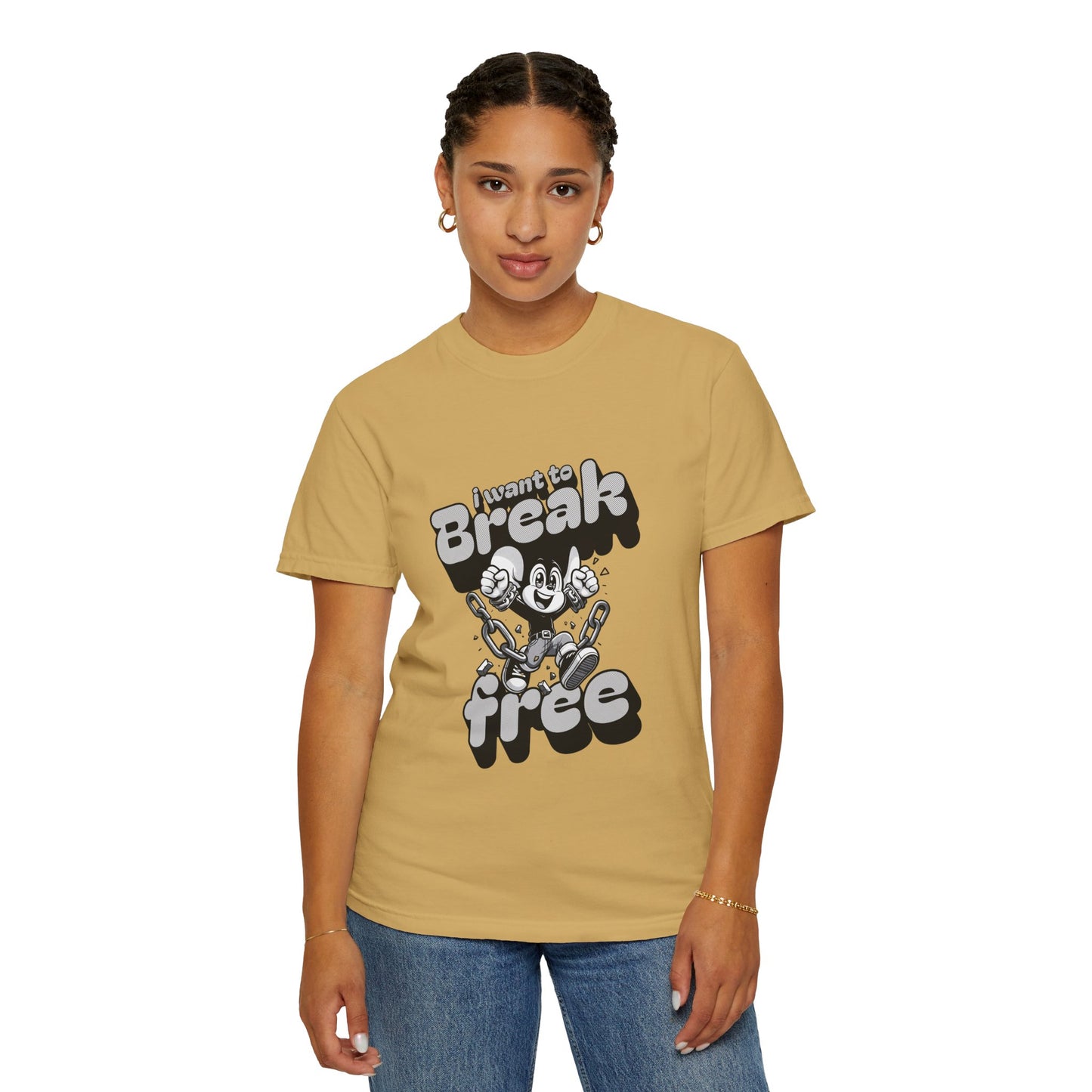 Break Free T-shirt Unisex Garment-Dyed