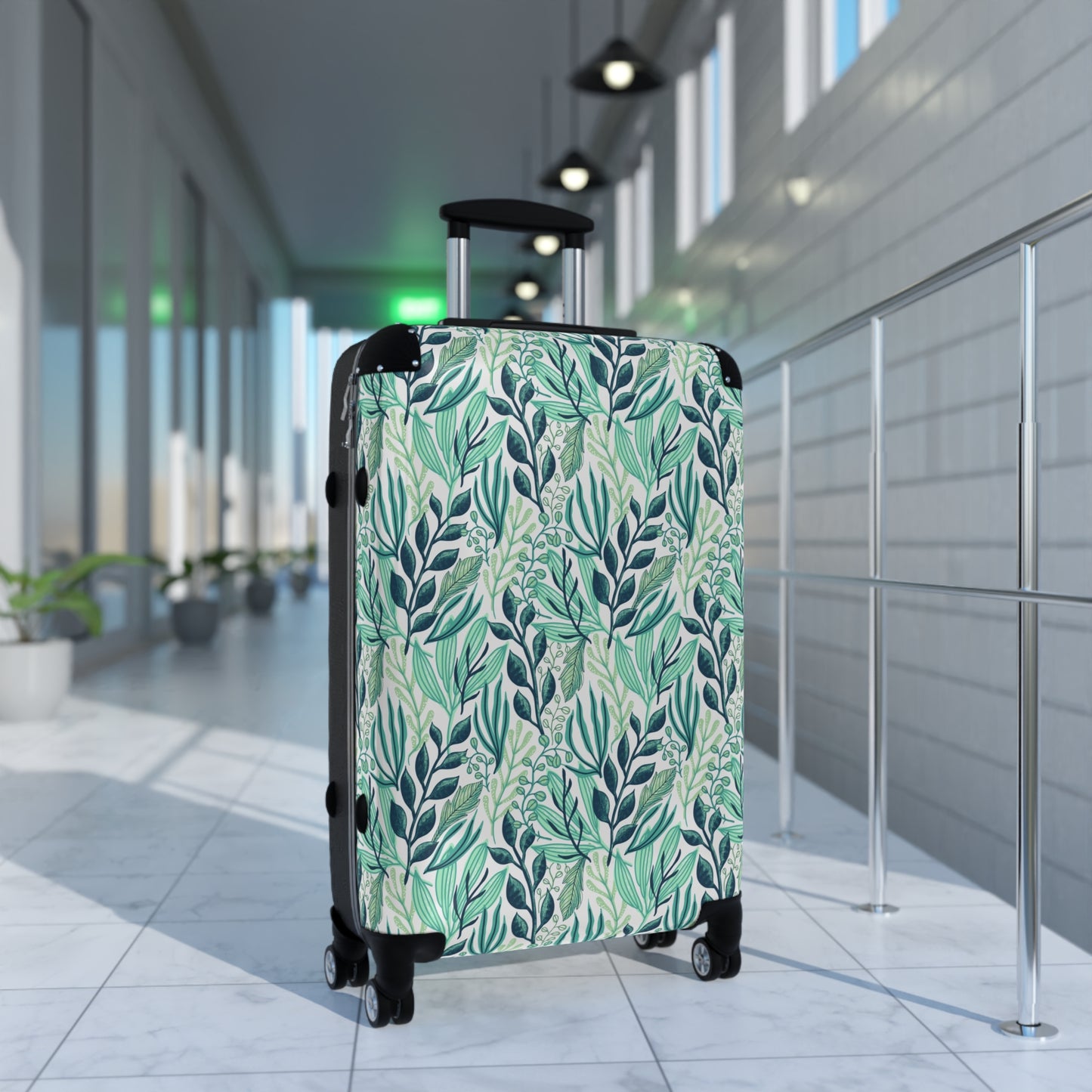 Green Leaf Suitcase