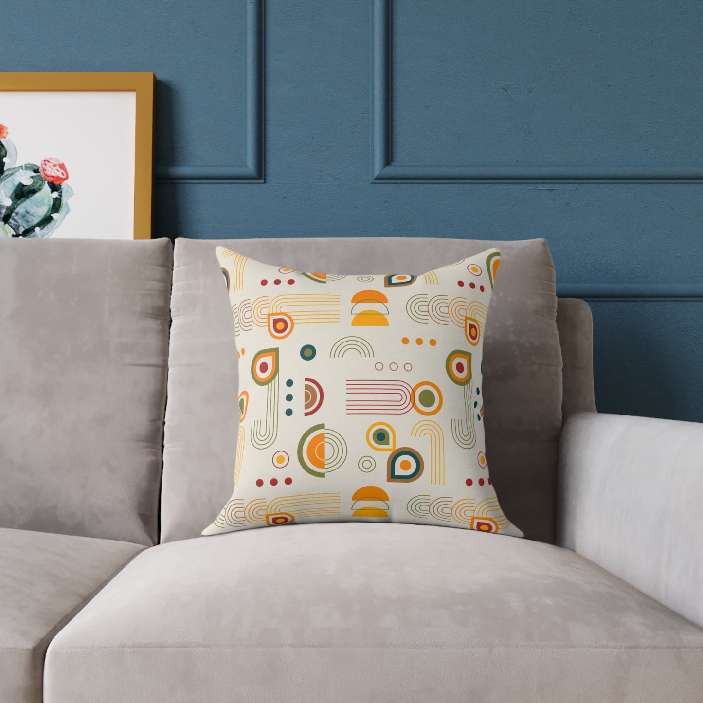 Element Graphics  Square Poly Canvas Pillow