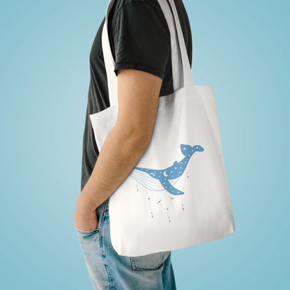 Blue sea Cotton Tote Bag