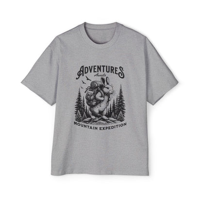 Adventure Awaits Mountain Expeditiion Heavy Oversized Tee