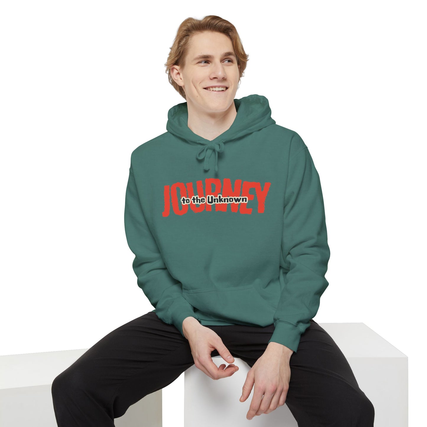 Journey to the Unknown Garment-Dyed Hoodie