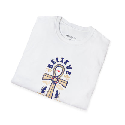 Believe - Faith Symbol Unisex Softstyle T-Shirt