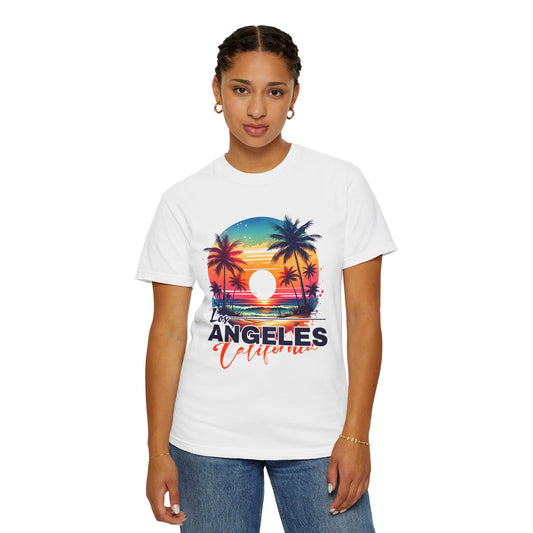 Los Angeles California Garment-Dyed T-shirt