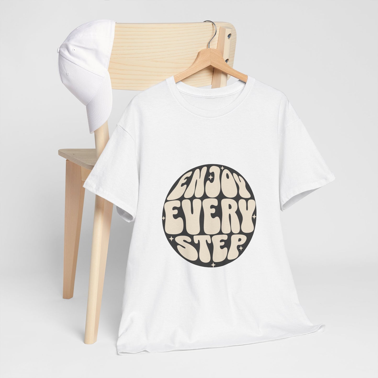 Enjoy Every Step - Tote Bag  Heavy Cotton Tee