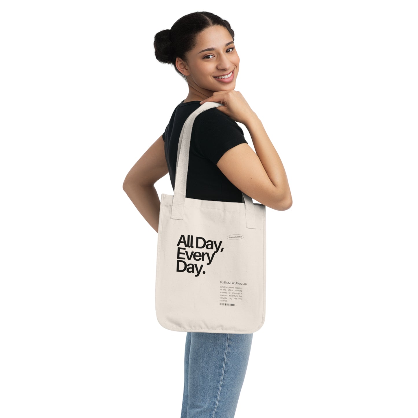 All Day Every Day Organic Canvas Tote Bag