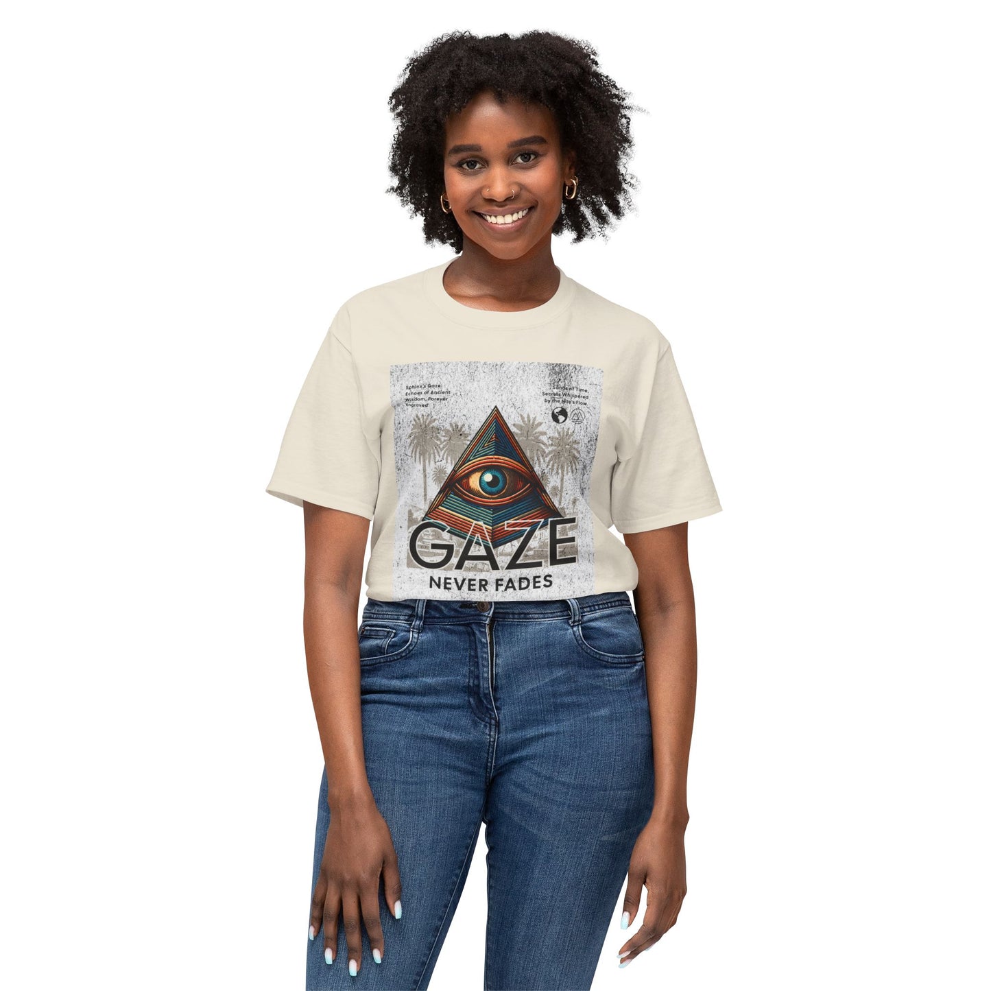 Egypt Pyramid Eye  T-shirt Unisex Cotten