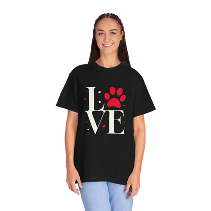 Dog Love - Fur Mom  Garment-Dyed T-shirt