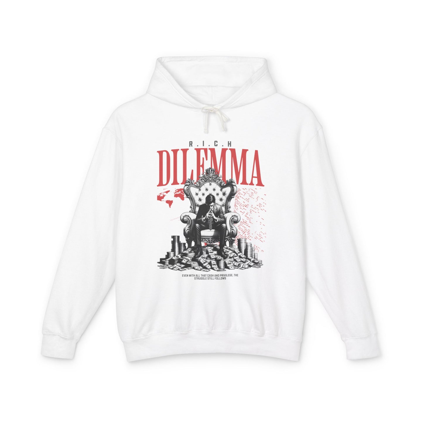 Rich Dilemma  Lightweight Hooded Sweatshirt