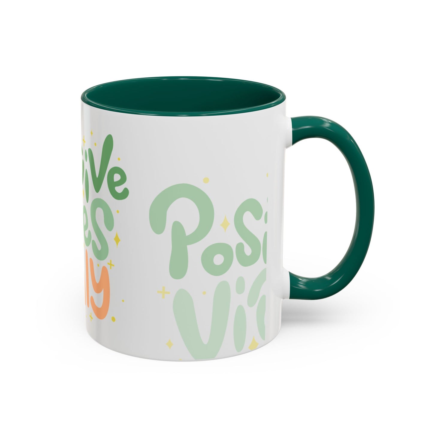 Positive Vibes Only Colorful Mugs (11oz, 15oz)