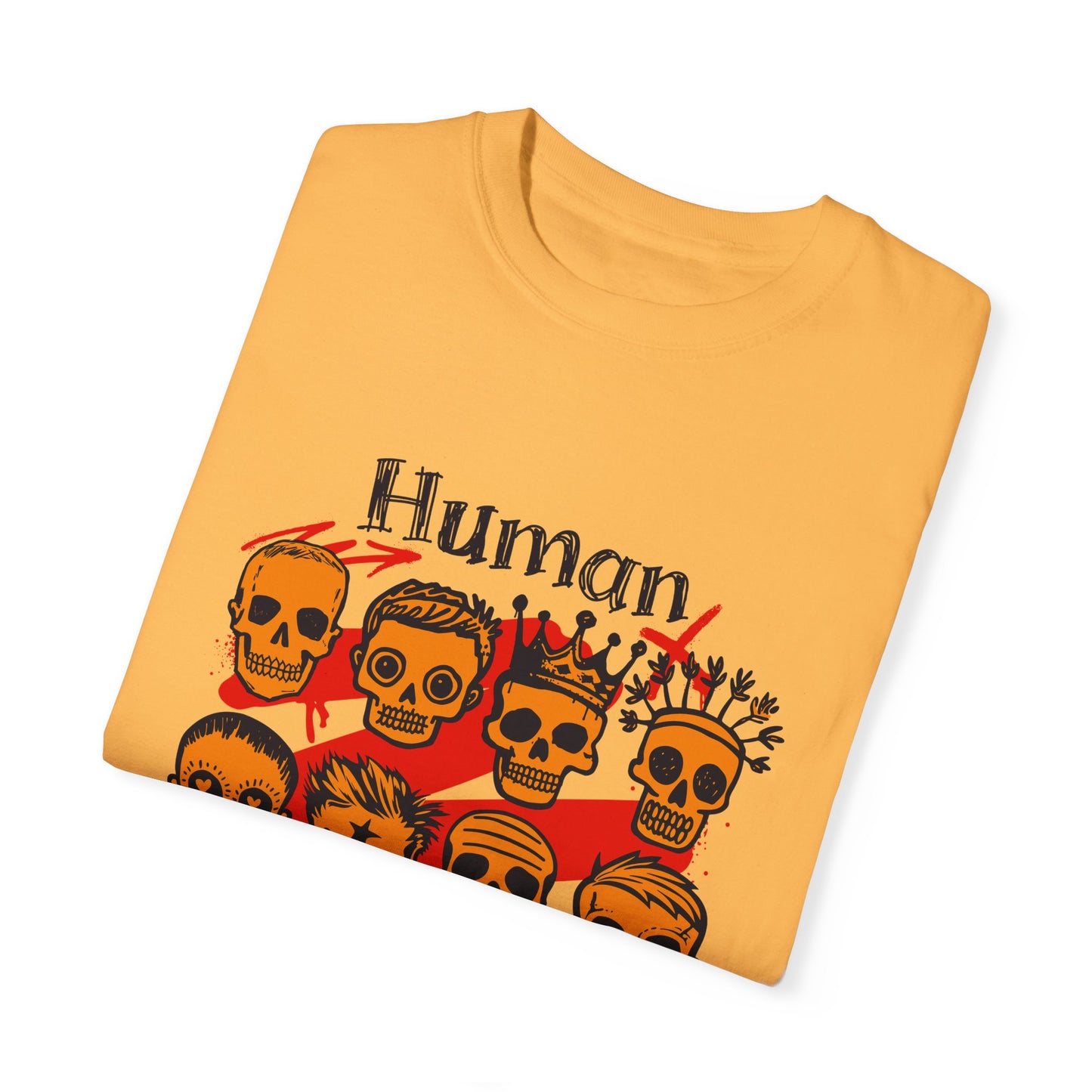 Human Skull Squad  Garment-Dyed T-shirt