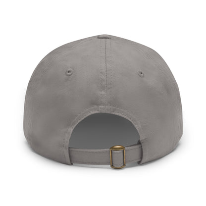 Strong And Victorious Hat with Leather Patch (Round)