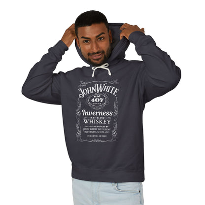 John White Whiskey  Lightweight Hooded Sweatshirt