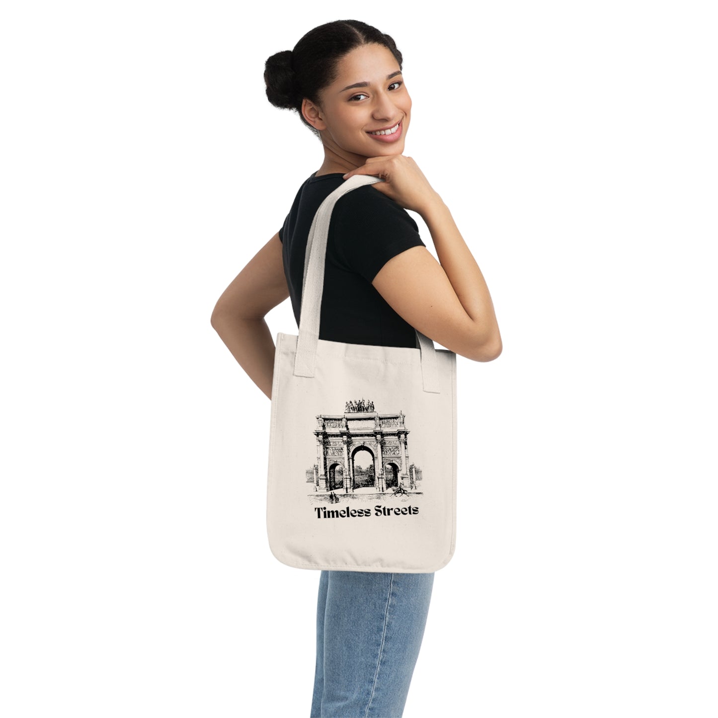 Timeless Street Organic Canvas Tote Bag