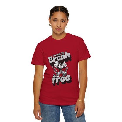 Break Free T-shirt Unisex Garment-Dyed