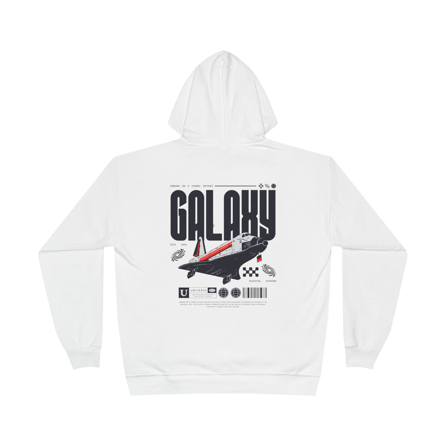 Galaxy Spacecraft  EcoSmart® Pullover Hoodie