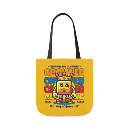 Crowned and Clowning Canvas Tote Bag