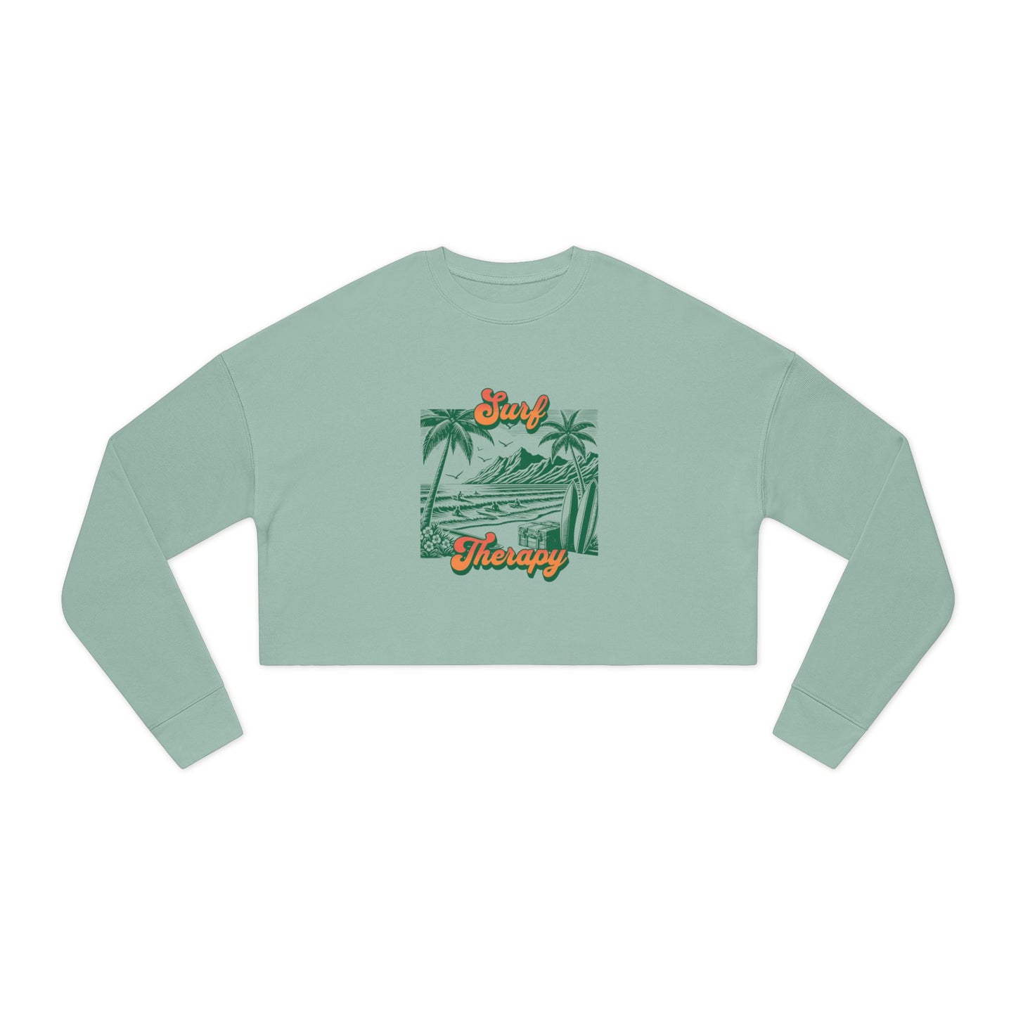 Cropped Sweatshirt - Surf Therapy Design