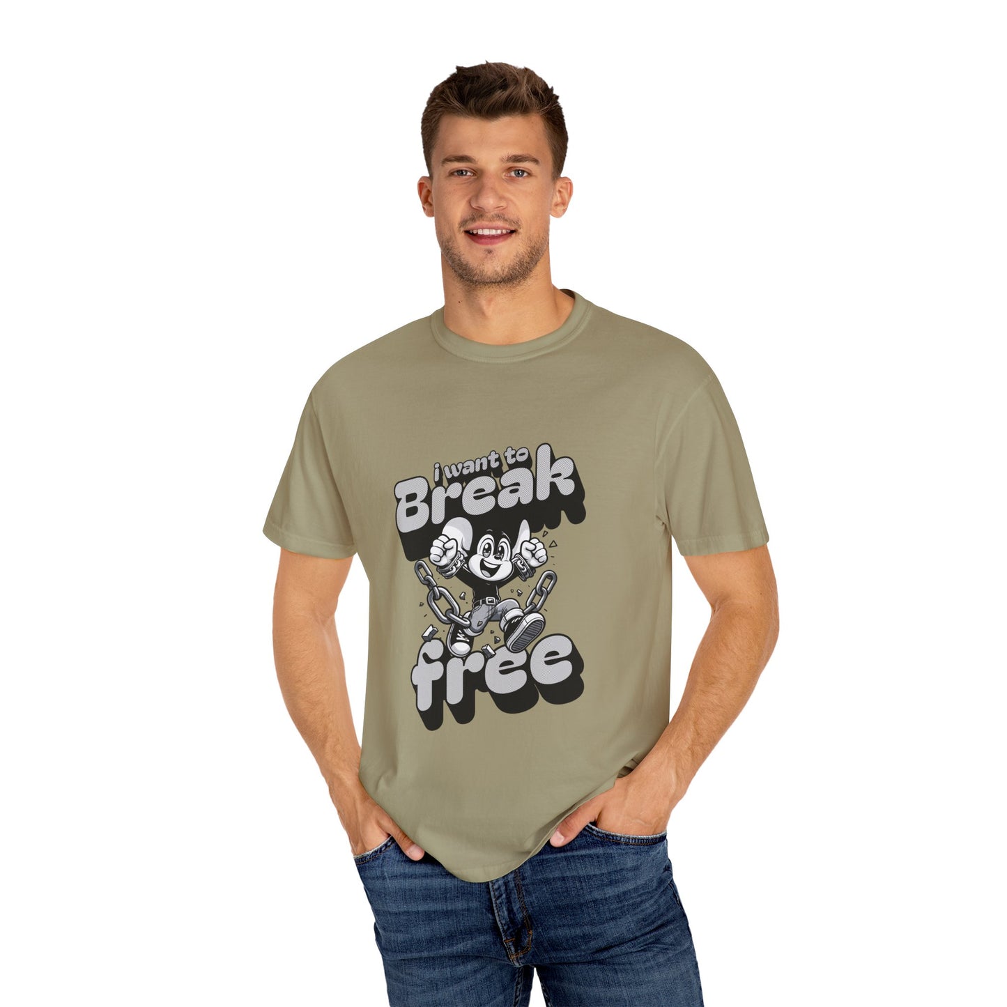 Break Free T-shirt Unisex Garment-Dyed