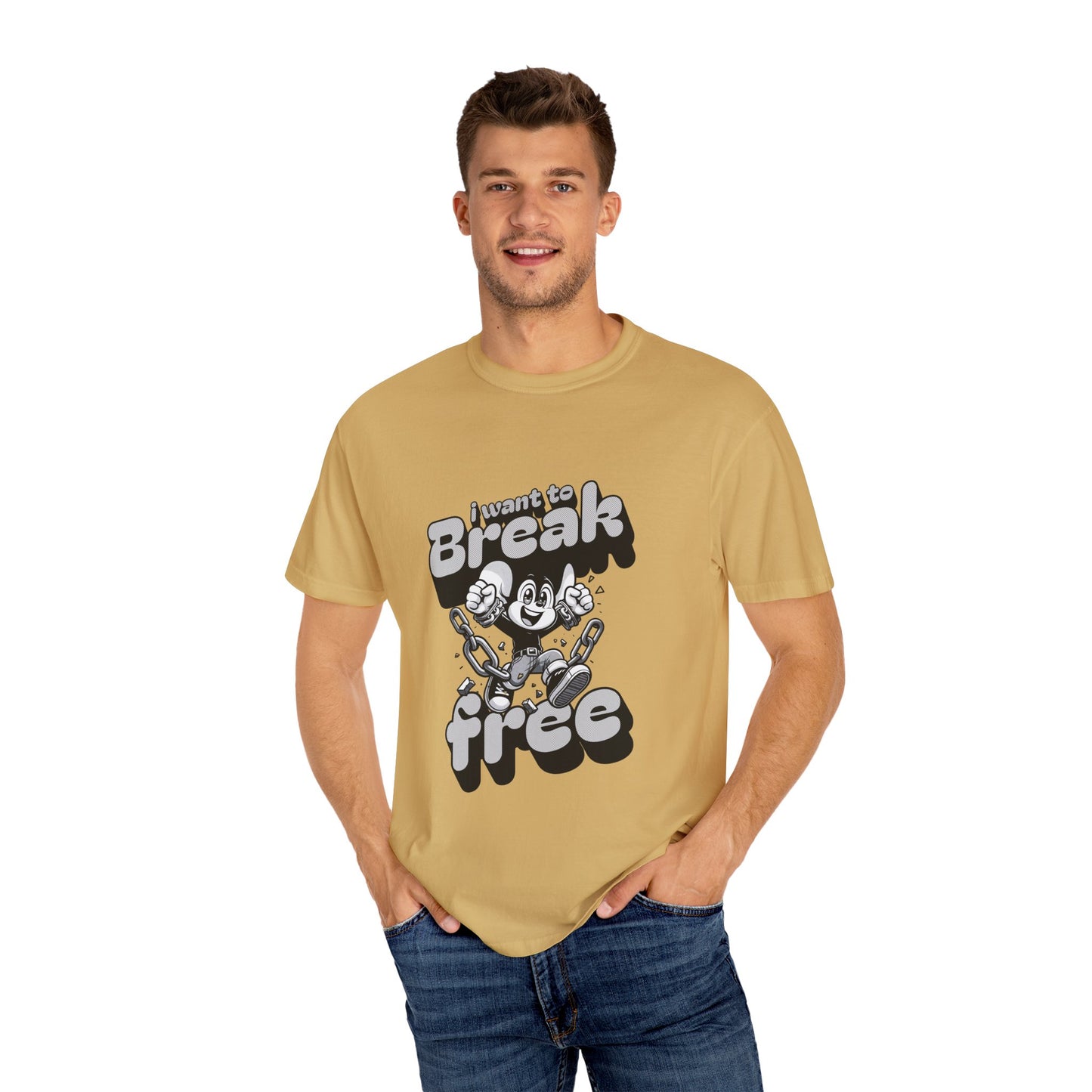 Break Free T-shirt Unisex Garment-Dyed