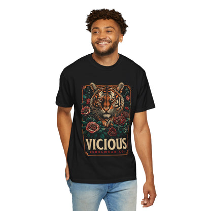 Vicious Rebel Wear Garment-Dyed T-shirt