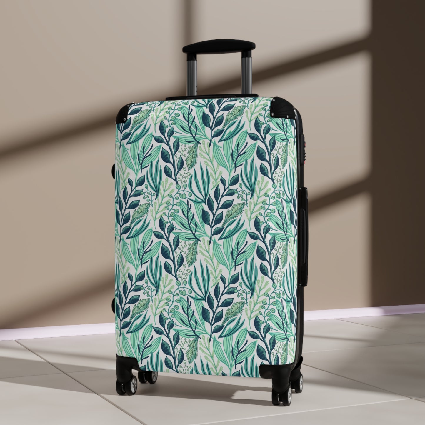 Green Leaf Suitcase