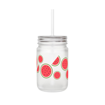 Watermelon  Mason Jar