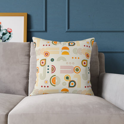 Element Graphics  Square Poly Canvas Pillow