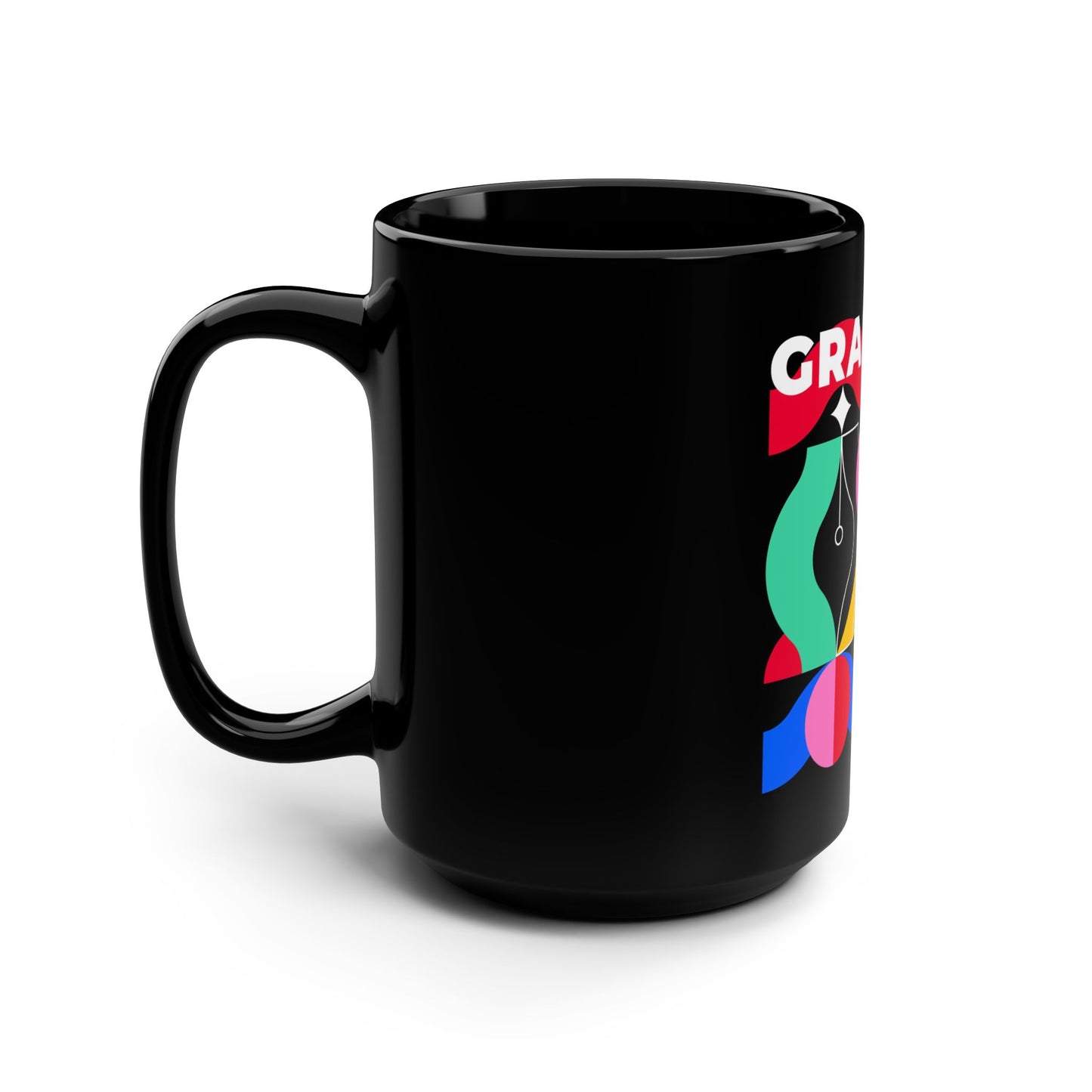 Graphic 27 Day Black Mug, 15oz