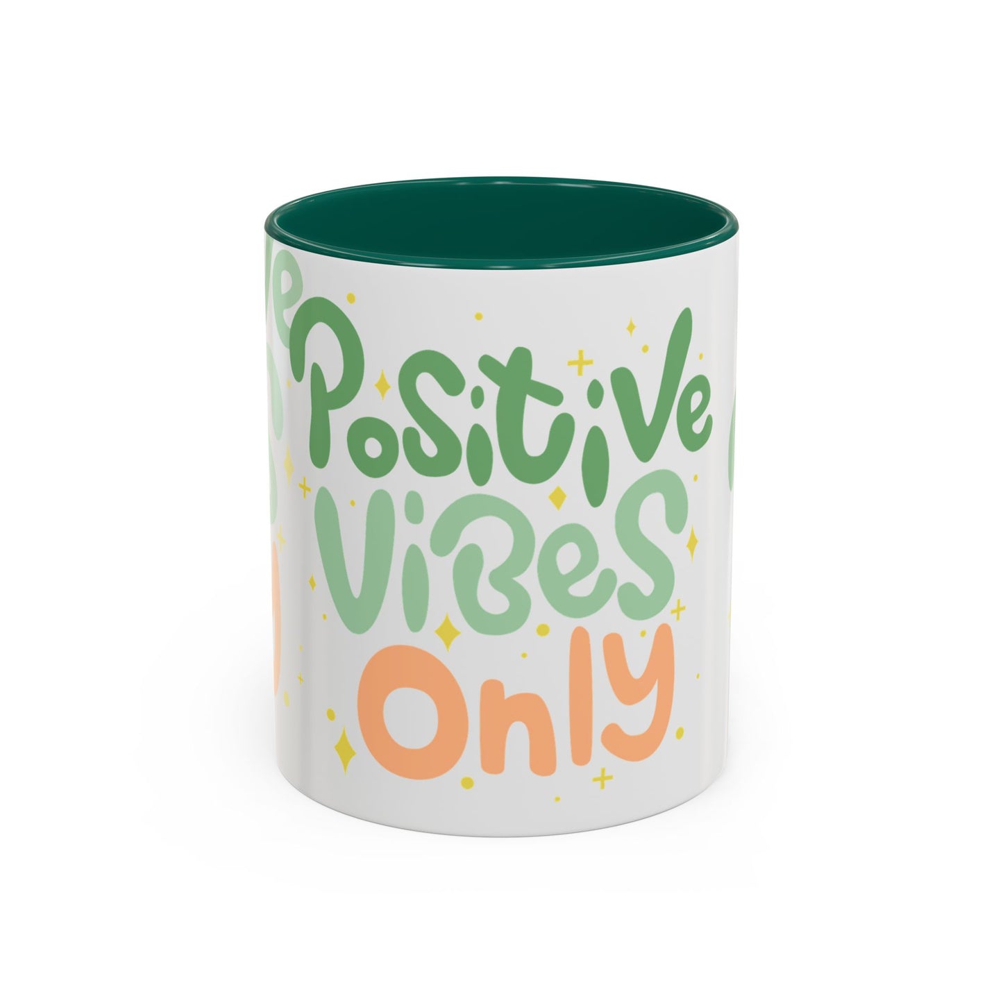 Positive Vibes Only Colorful Mugs (11oz, 15oz)