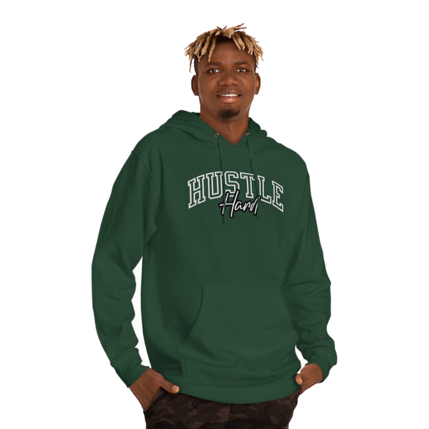 Hustle Hard  Hooded Sweatshirt