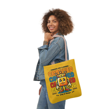 Crowned and Clowning Canvas Tote Bag