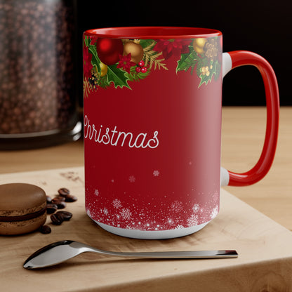 Xmas Accent Mugs