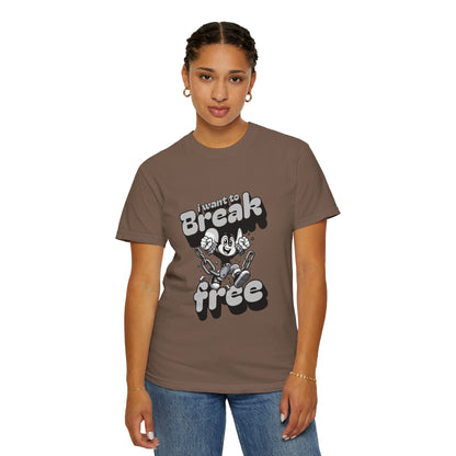 Break Free T-shirt Unisex Garment-Dyed