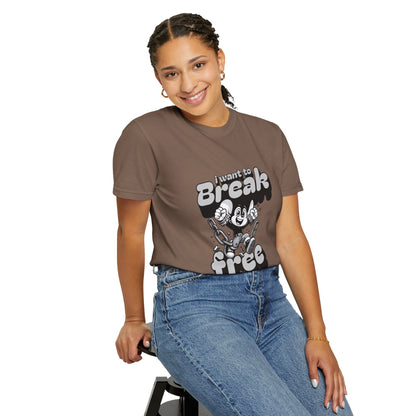 Break Free T-shirt Unisex Garment-Dyed