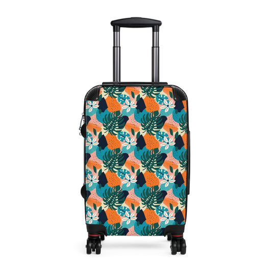 Graphic Leaf Suitcase