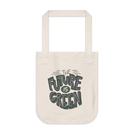 Future is Green Organic Canvas Tote Bag