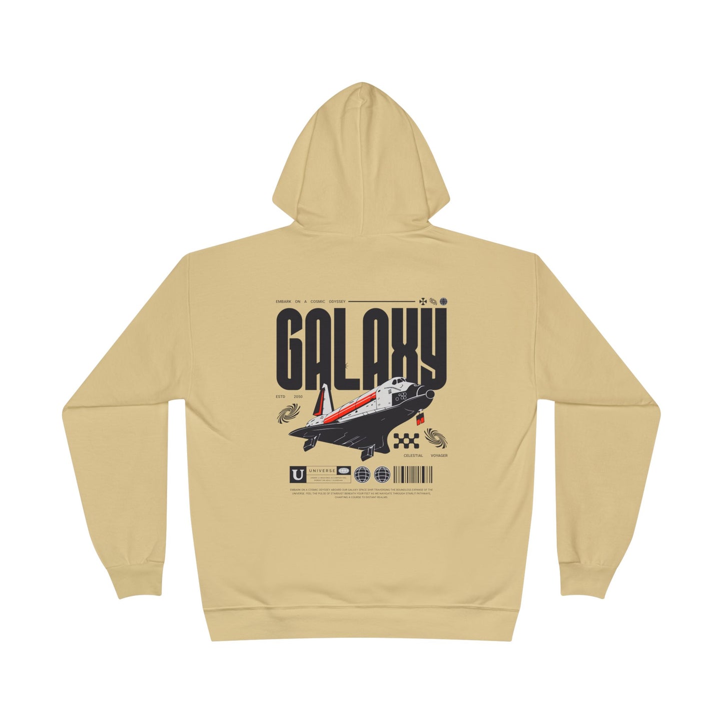 Galaxy Spacecraft  EcoSmart® Pullover Hoodie