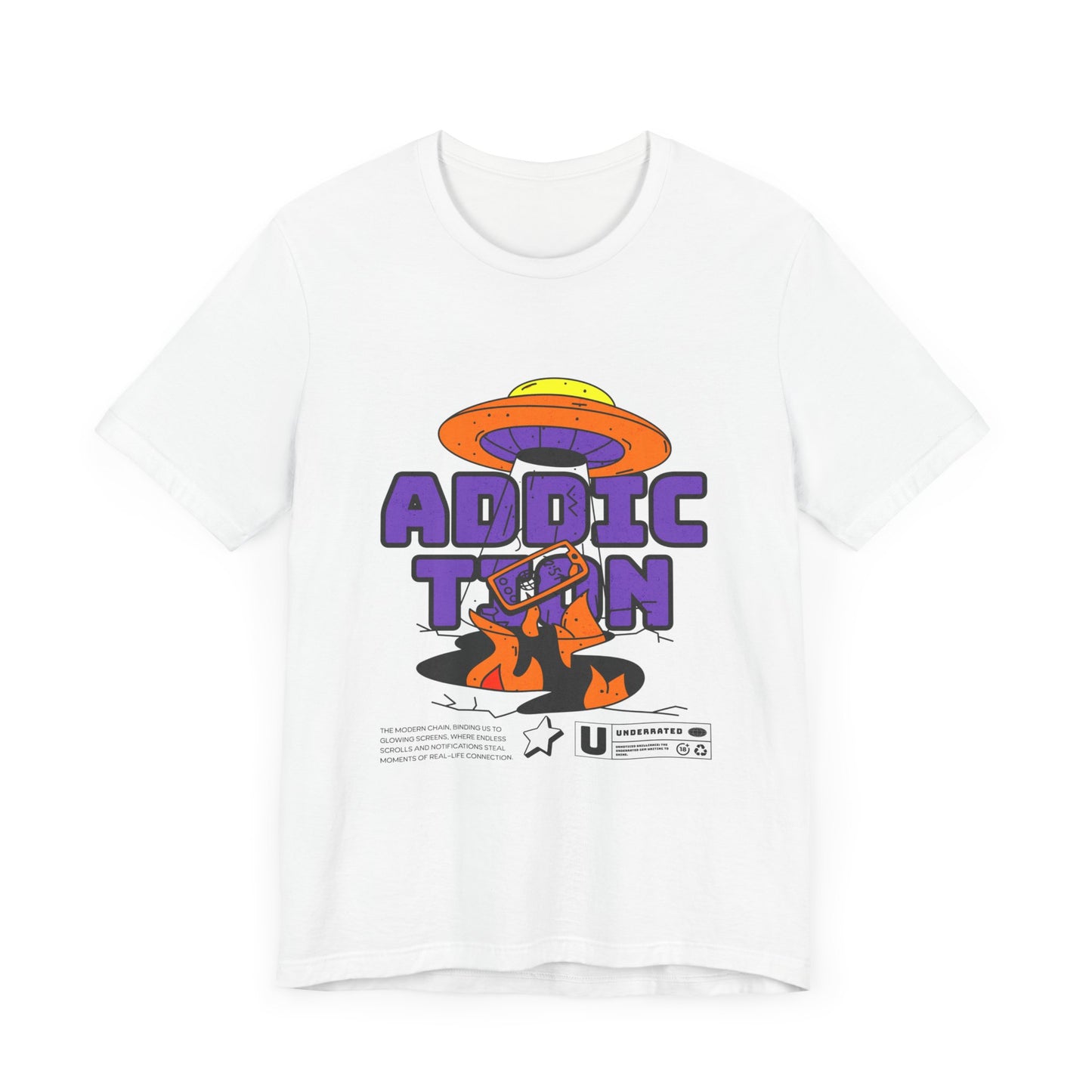 Addiction Jersey Short Sleeve Tee