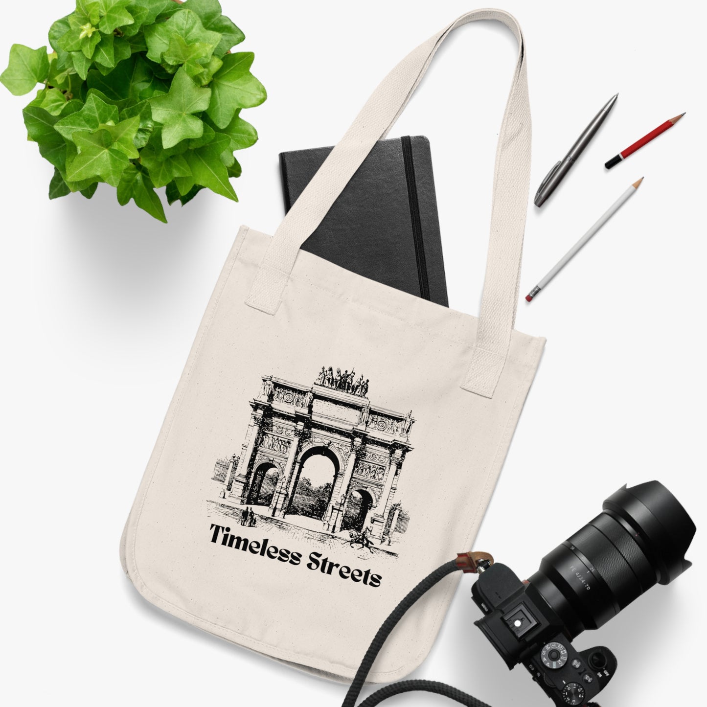 Timeless Street Organic Canvas Tote Bag