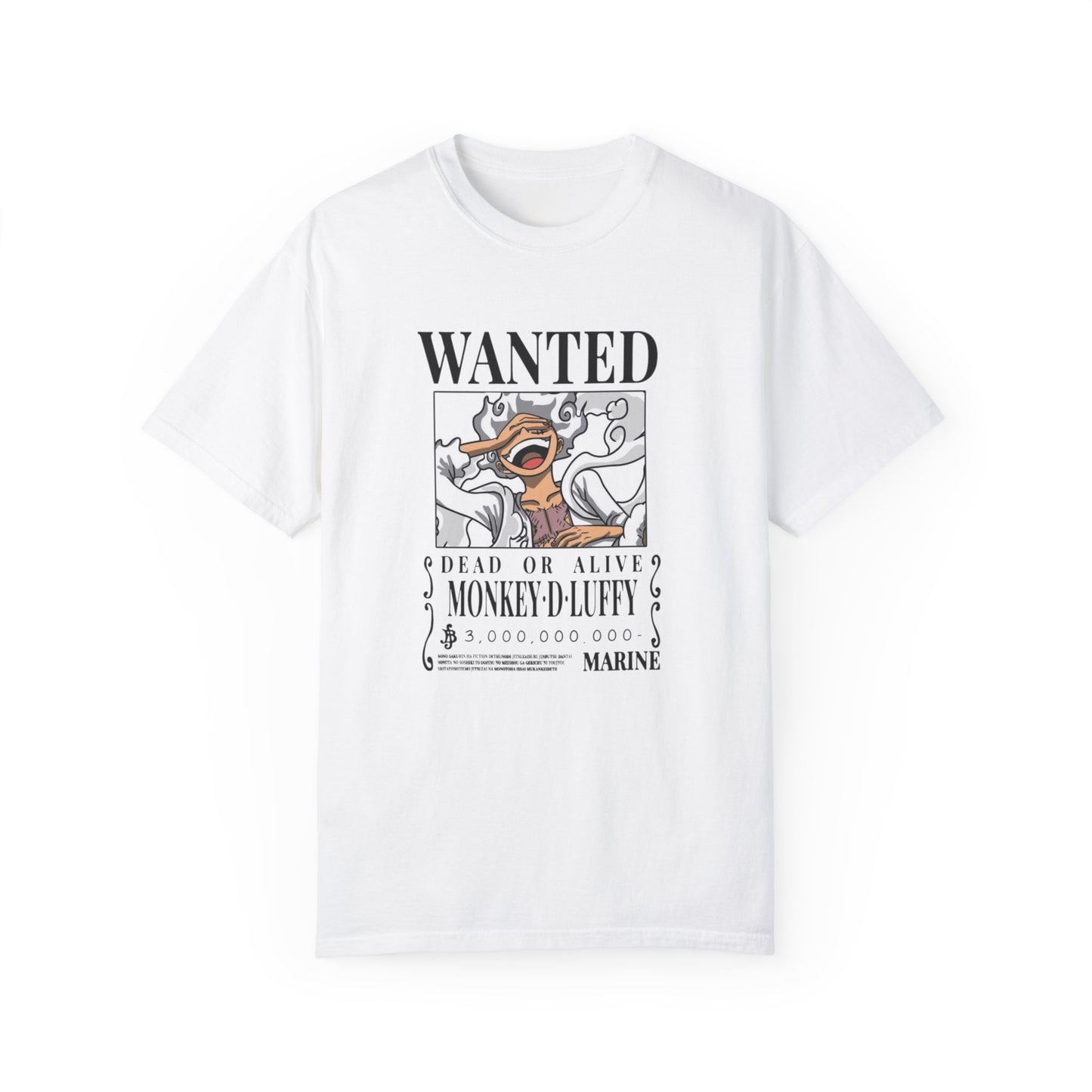 Wanted Dead or Alive Monkey d puffy   Garment-Dyed T-shirt