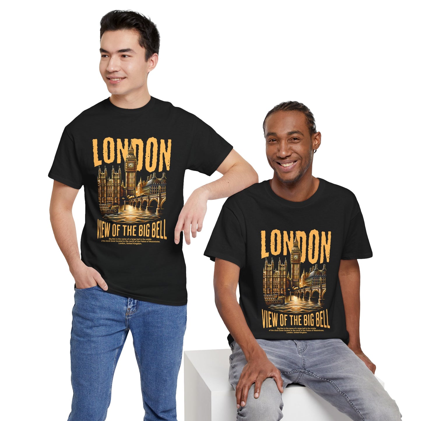 Big Ben, London  Heavy Cotton Tee