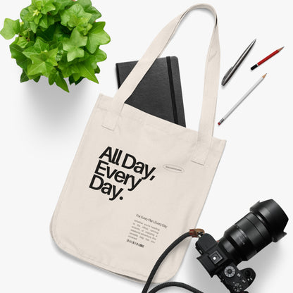 All Day Every Day Organic Canvas Tote Bag