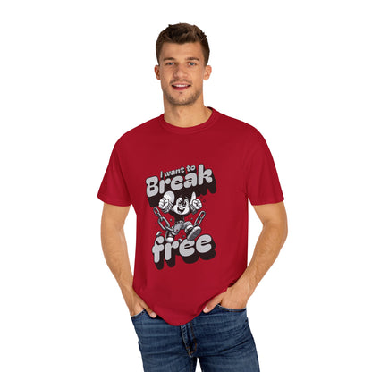 Break Free T-shirt Unisex Garment-Dyed