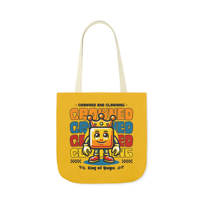 Crowned and Clowning Canvas Tote Bag