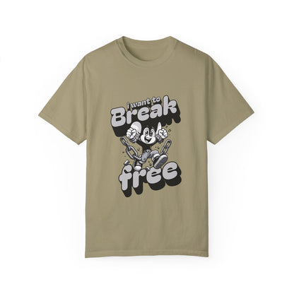 Break Free T-shirt Unisex Garment-Dyed